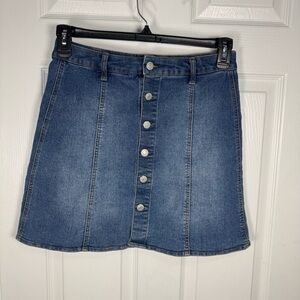 Mossimo Supply Co. Blue Denim Mini Skirt